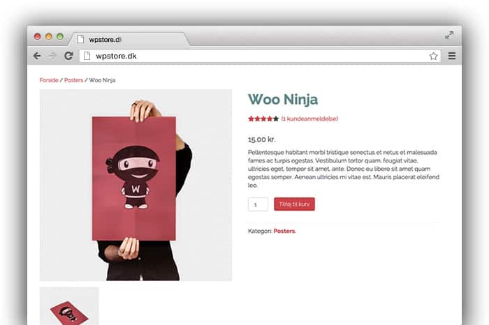 Support til WordPress Webshop. 100 support videoer til WooCommerce webshop. ReneSejling.dk Logo Woo Ninja. Bedste webshop løsning. WordPress webshopdesign viborg.