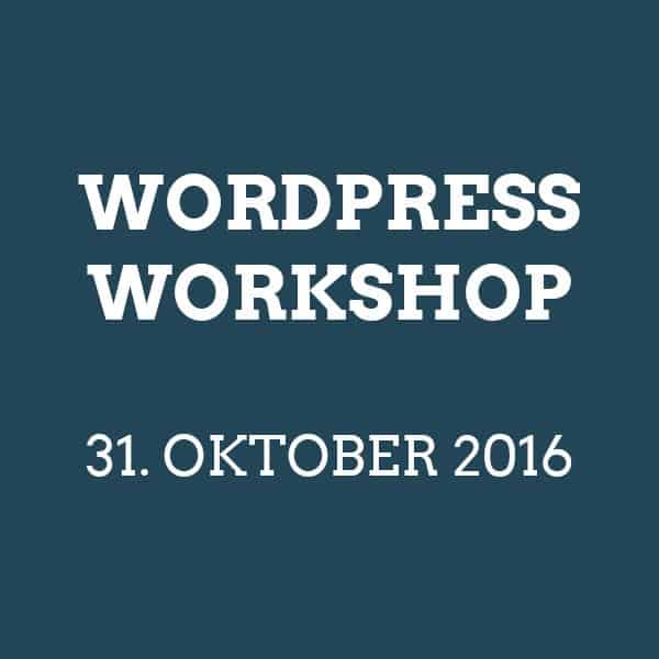 Workshop 31. oktober 2016