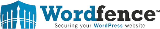 Wordfence logo. Sikkerheds-plugin, der øger din WordPress hjemmeside sikkerhed.