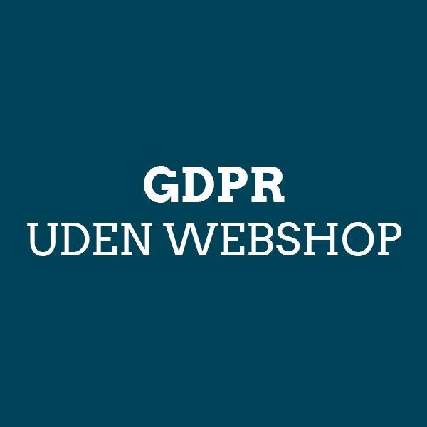 GDPR - Hjemmeside uden webshop