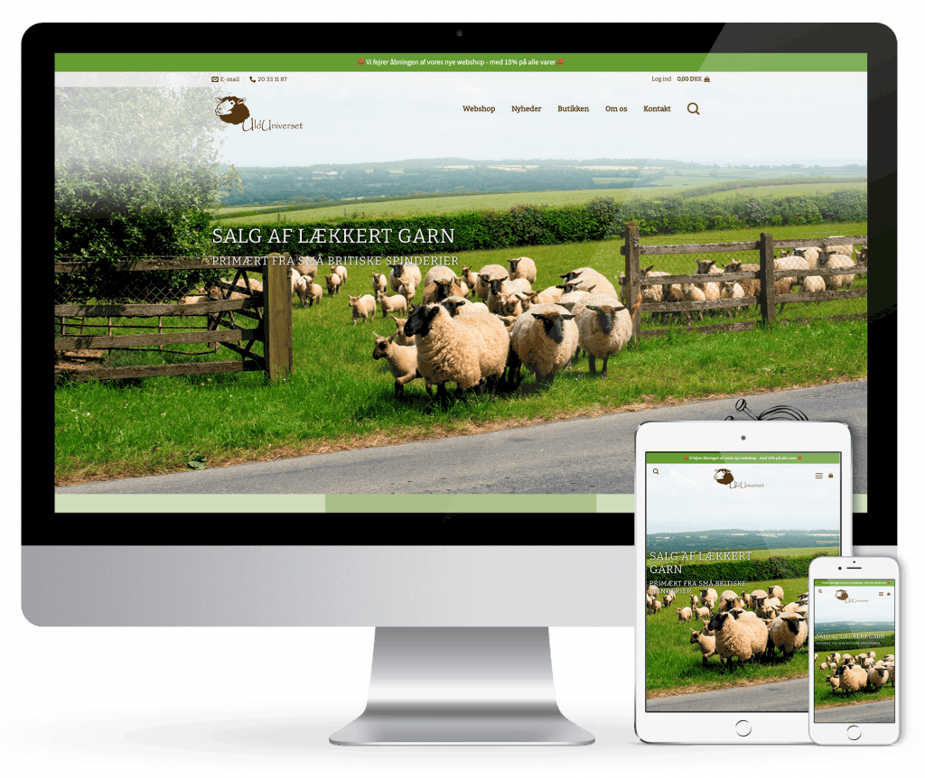 Ulduniversets webshop. Hvad koster en webshop. René Sejling