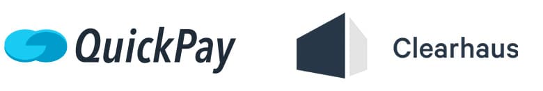 QuickPay og Clearhaus logoer. Bedste betalingsgateway webshop og indløsningsaftale. Fx til WooCommerce. renesejling.dk