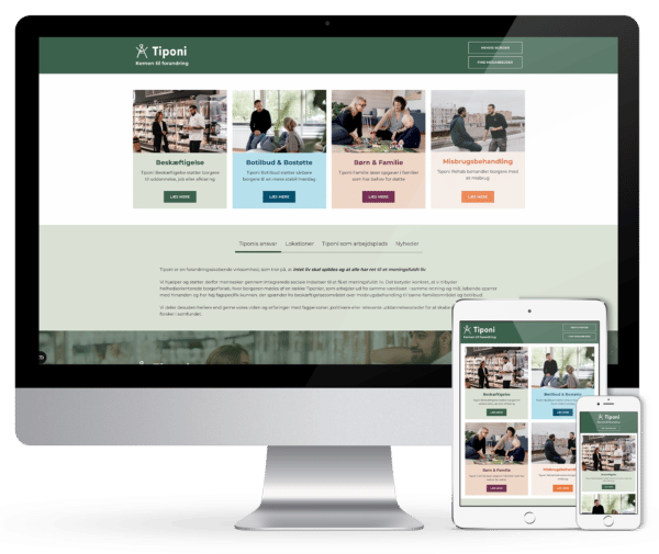 case_tiponi WordPress-løsning lavet af WordPress webbureau i Viborg - Midtjylland - Rene Sejling