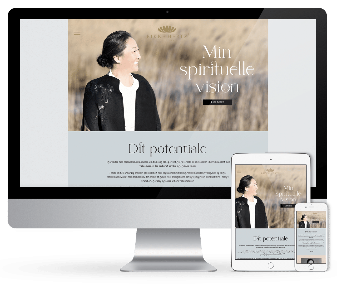 Flot hjemmeside design, der matcher dit brand. renesejling.dk