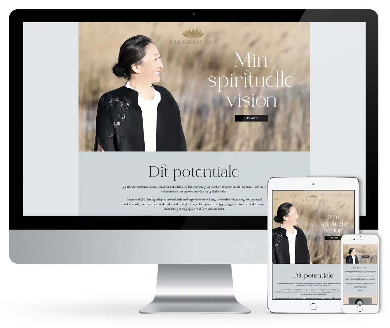 Flot hjemmeside design, der matcher dit brand. renesejling.dk