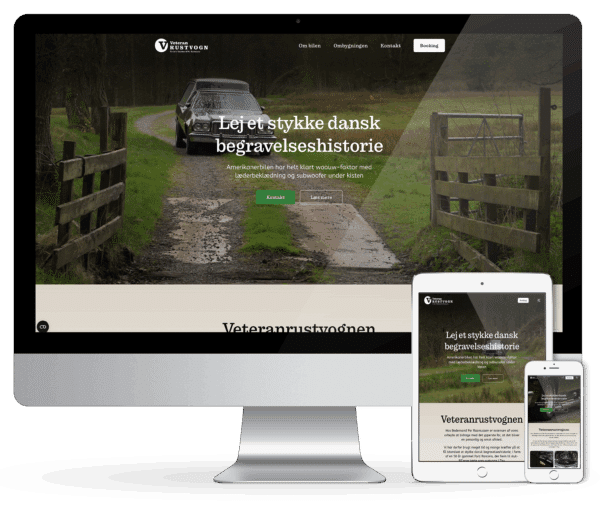 Webløsning designet af renesejling.dk