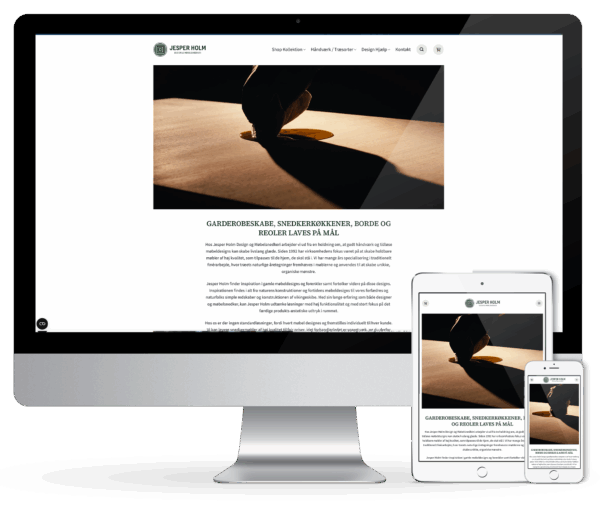 Design af hjemmeside, der konverterer besøgende til kunder.