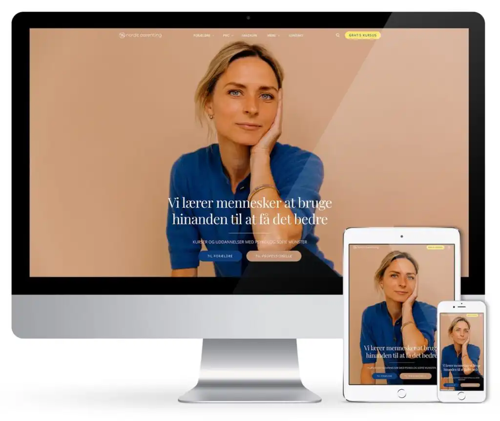 nordicparenting.dk har fået WooCommerce webshop på WordPress hjemmeside - udvikler Rene Sejling.