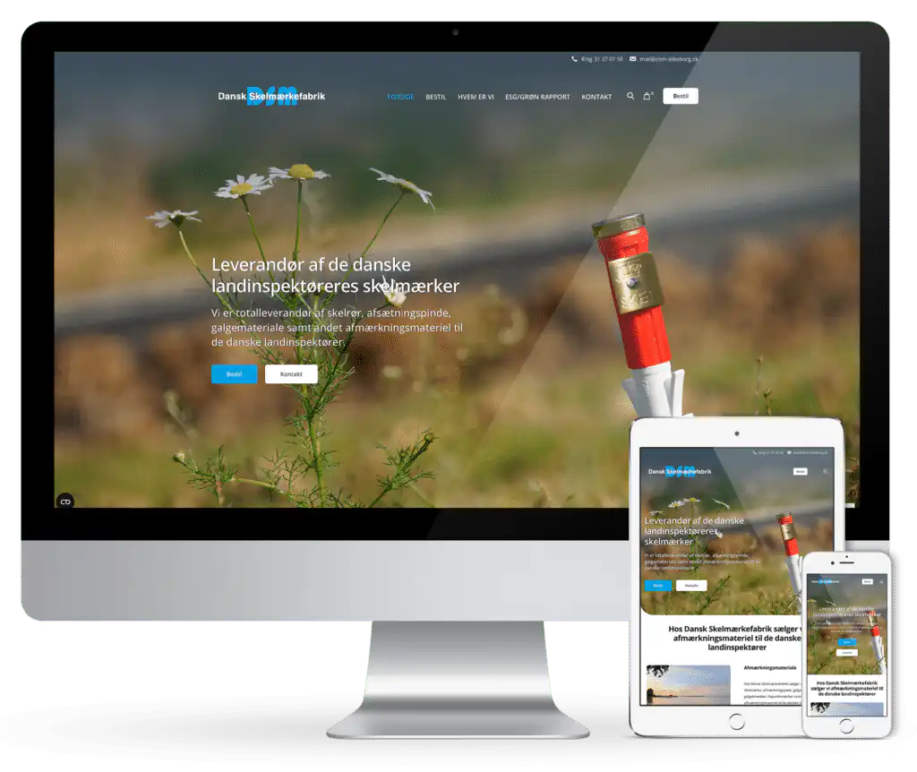 Webshopløsning i WooCommerce til DSM udviklet af webbureau Silkeborg. renesejling.dk